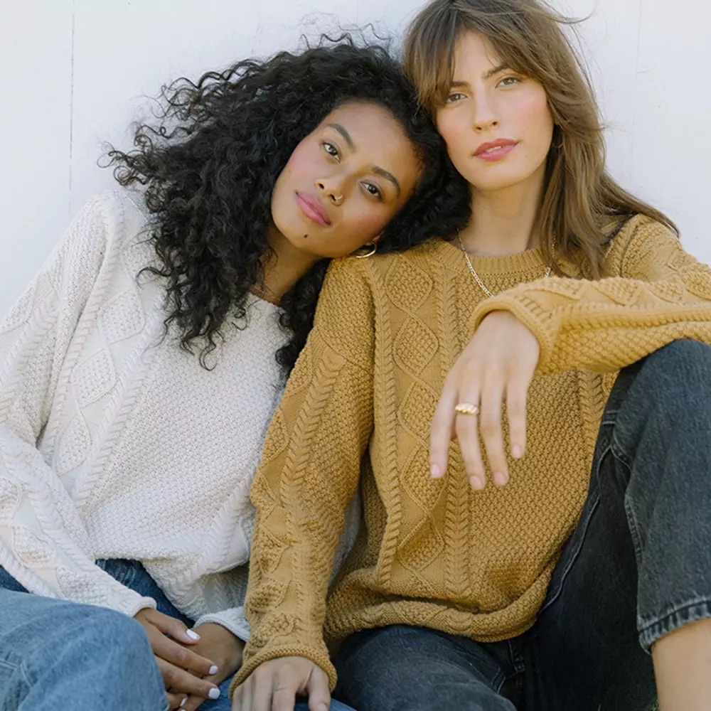 Tradlands classic fisherman cable sweater